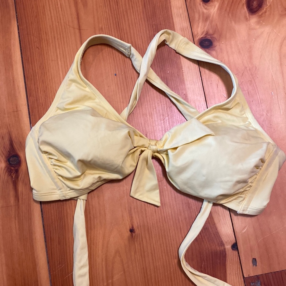 Yellow suit top